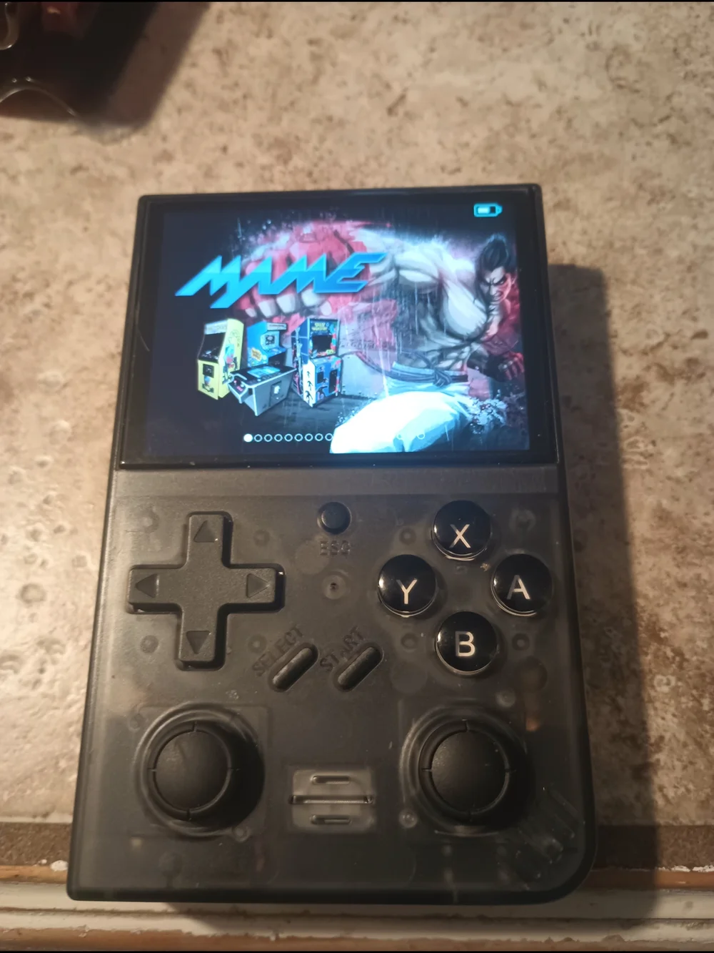 Portable Retro Handheld Game Console - Black